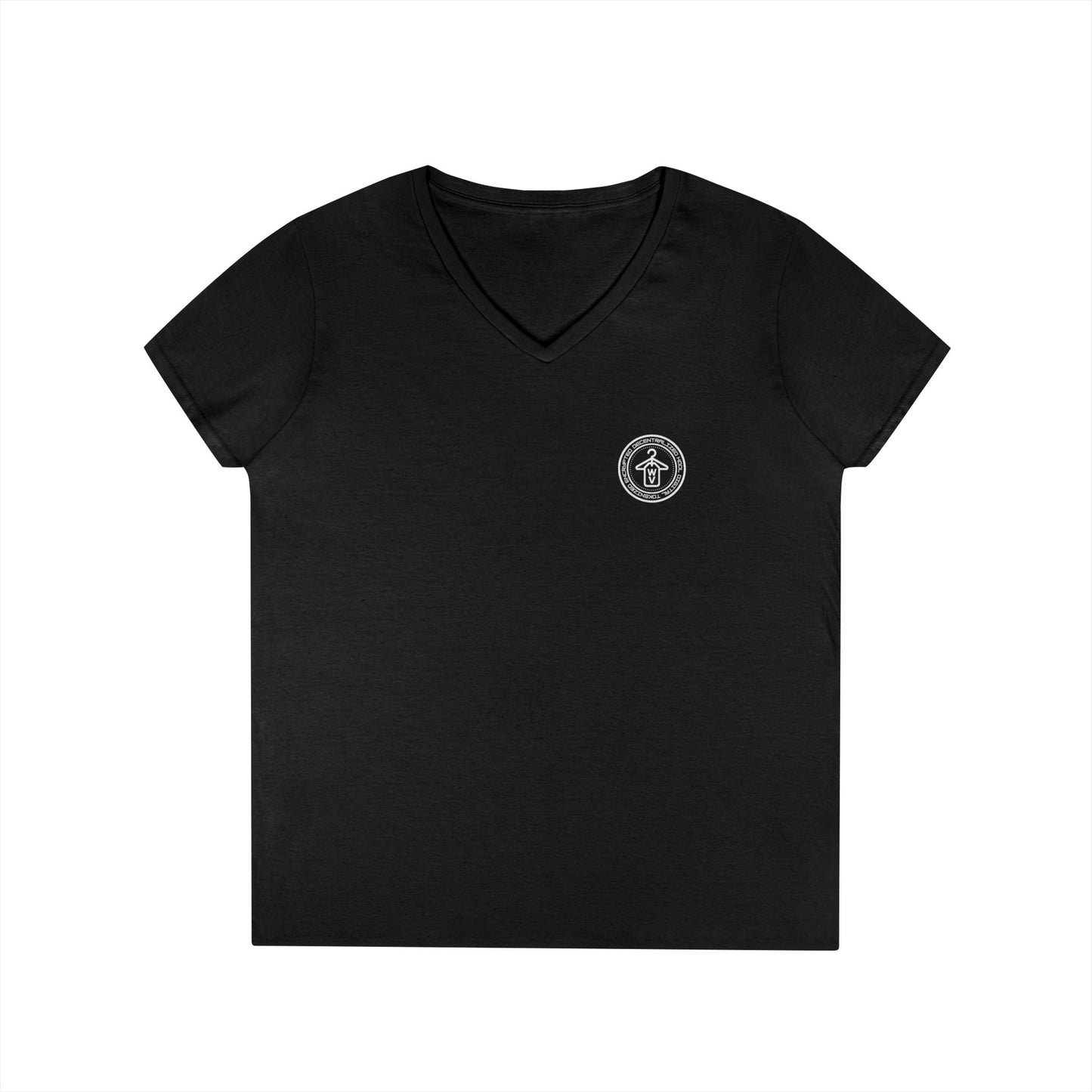 Only Possible on Solana V-Neck Tee (front logo + back design) – Crypto Vault Shirt