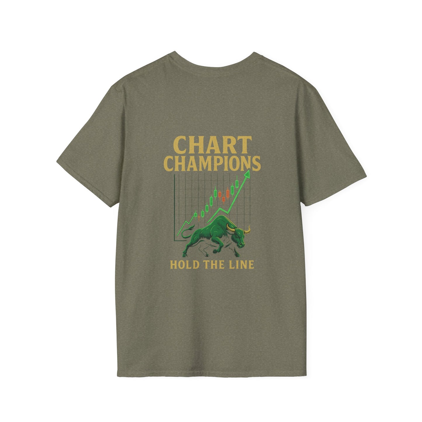 Chart Champions T-Shirt (front logo + back design) – Investor Apparel