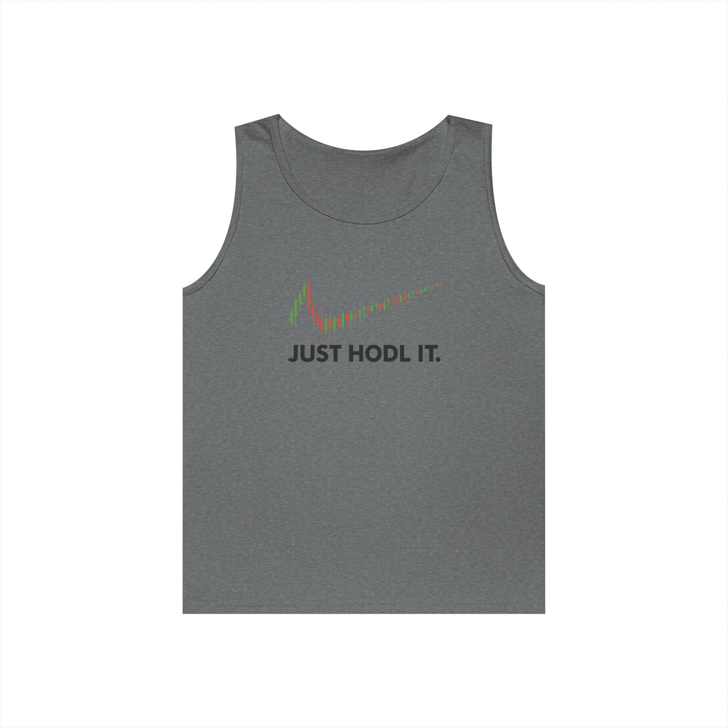 Just HODL It Tank Top (front design) – Crypto Vault Shirt
