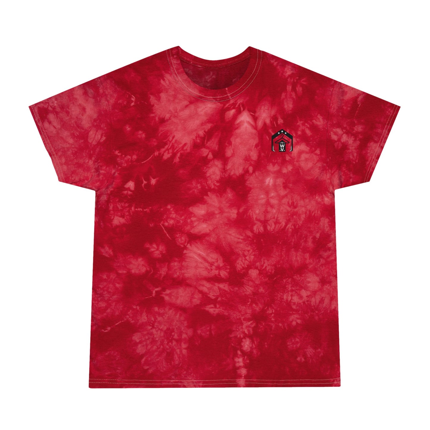 Wearhouse Vibes American Pride Logo Tee (front logo) – Tie-Dye T-Shirt