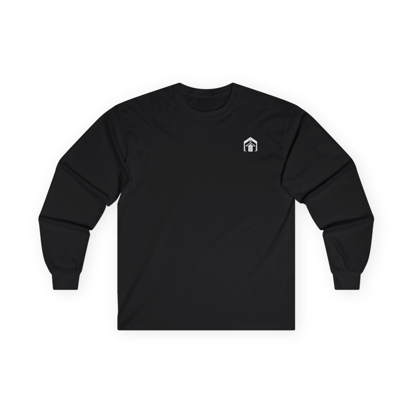 American Flag Long Sleeve Tee (front logo + back design) – American Pride Shirt