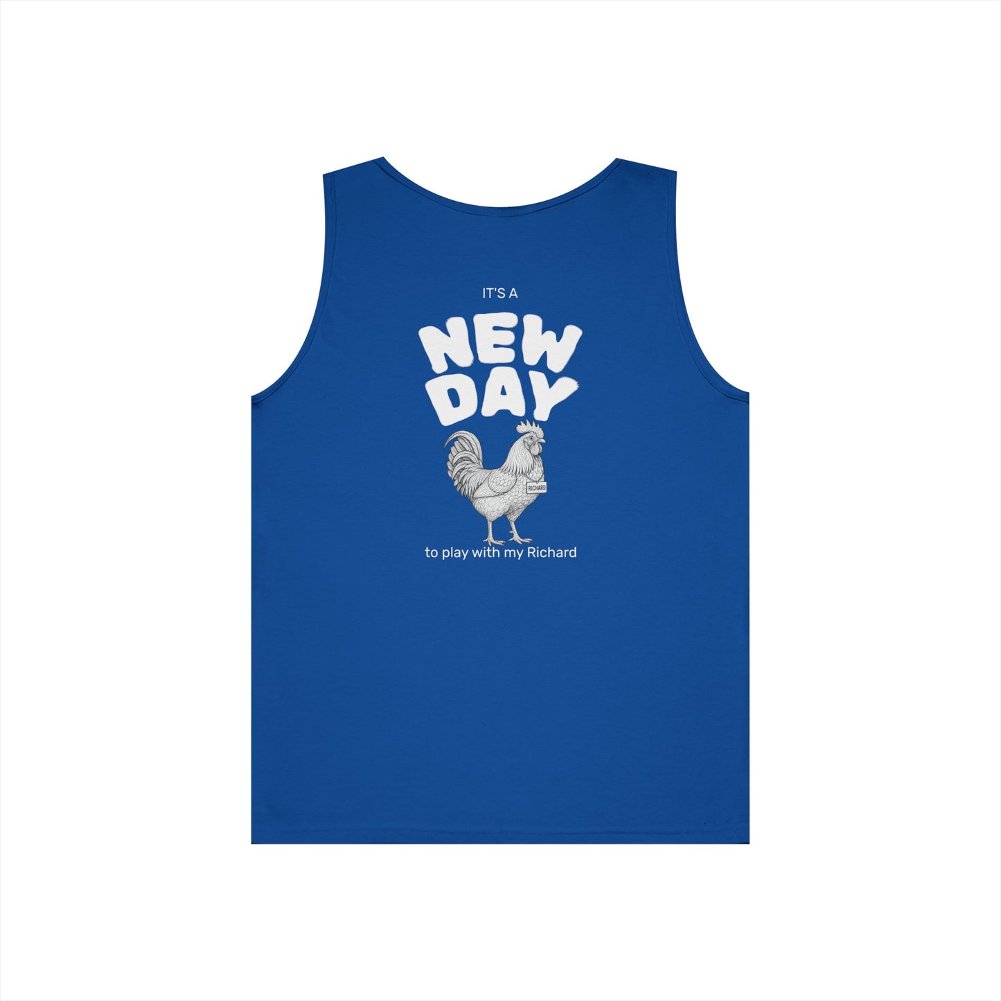 Richard Tank Top (front logo + back design) - Meme Apparel