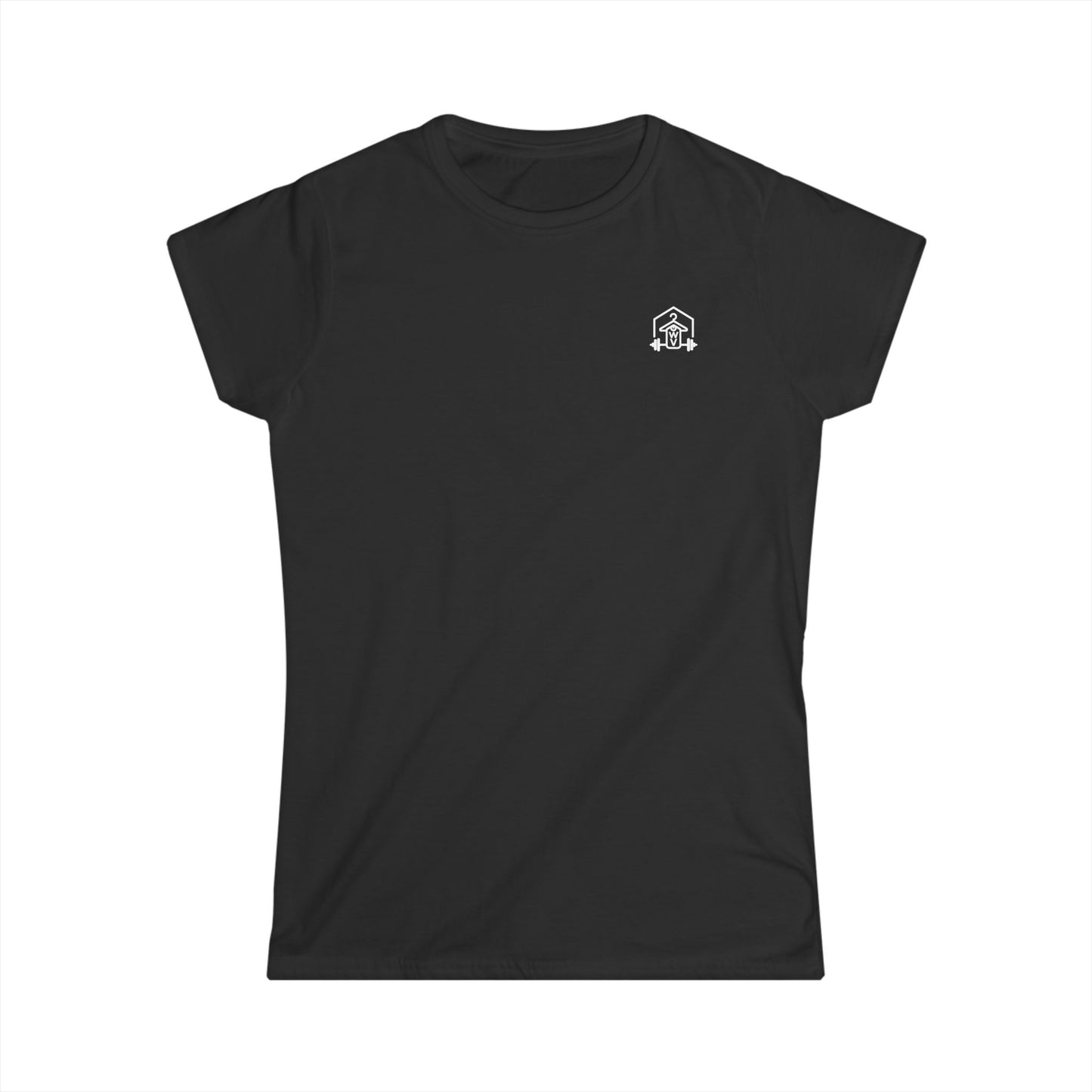 Dominate Women's Tee (front logo + back design) – Gym Apparel