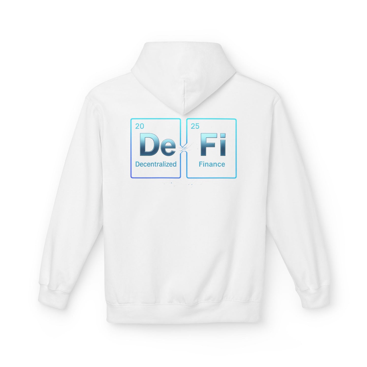 Decentralized Finance Hoodie (front logo + back design) – Crypto Vault Pullover