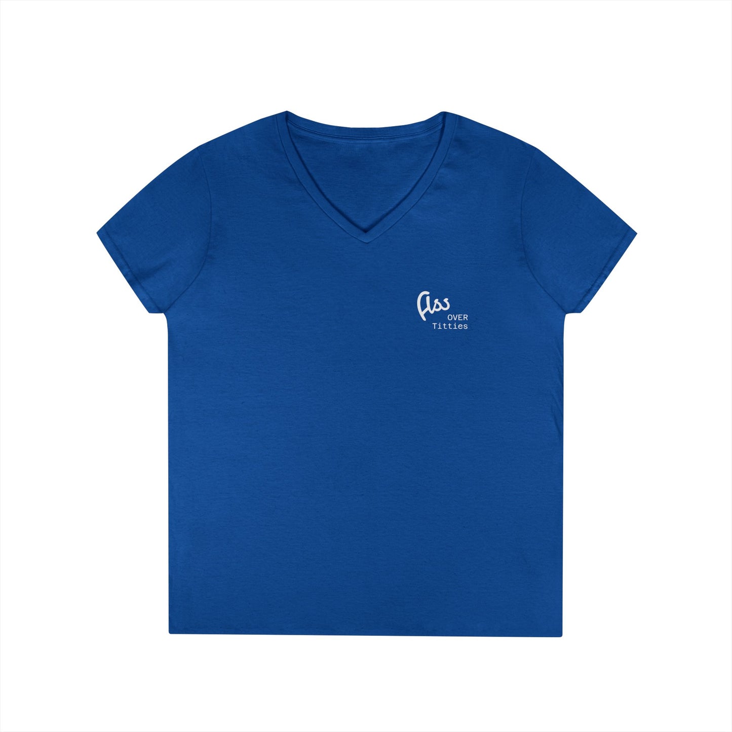 Ass Over Titties V-Neck Tee (front design) – Meme Apparel