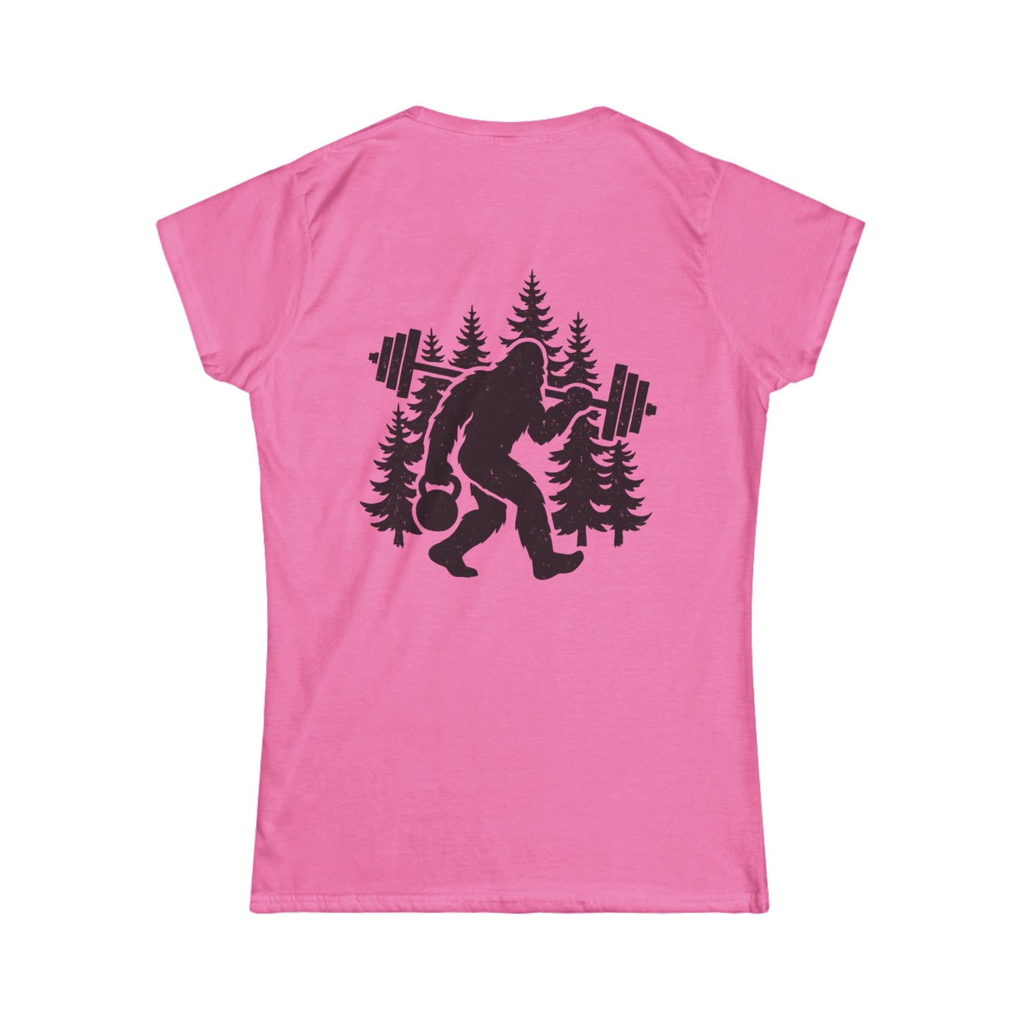 Bigfoot Gains Tee (front logo + back design) – Discipline Club Women’s Shirt