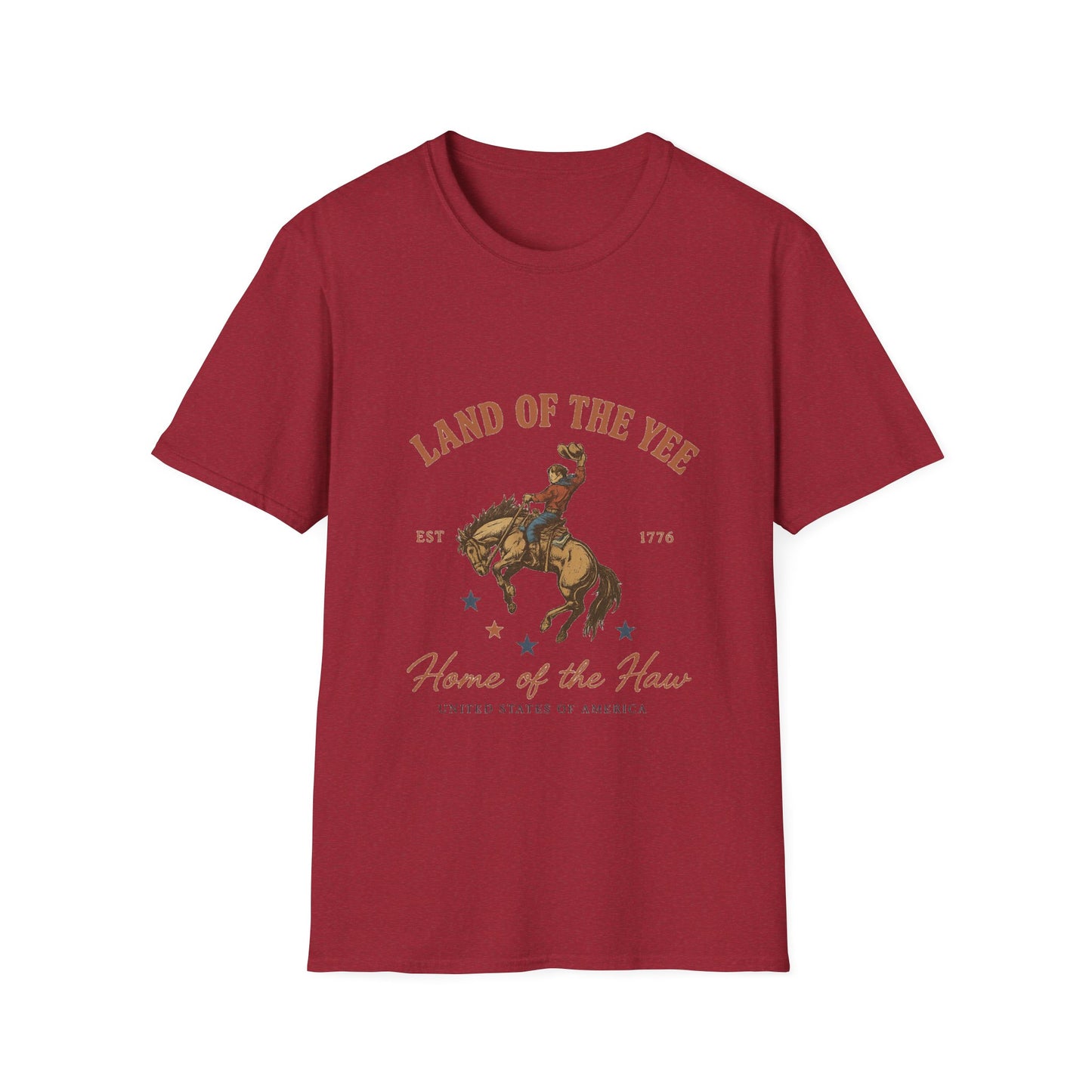 Land of the Yee, Home of the Haw Tee (front design) – American Pride Country Streetwear