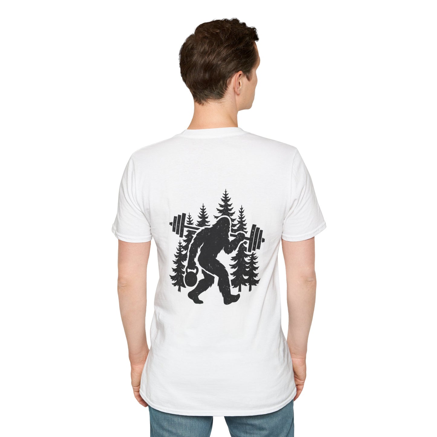 Bigfoot Gains Tee (front logo + back design) – Discipline Club Shirt