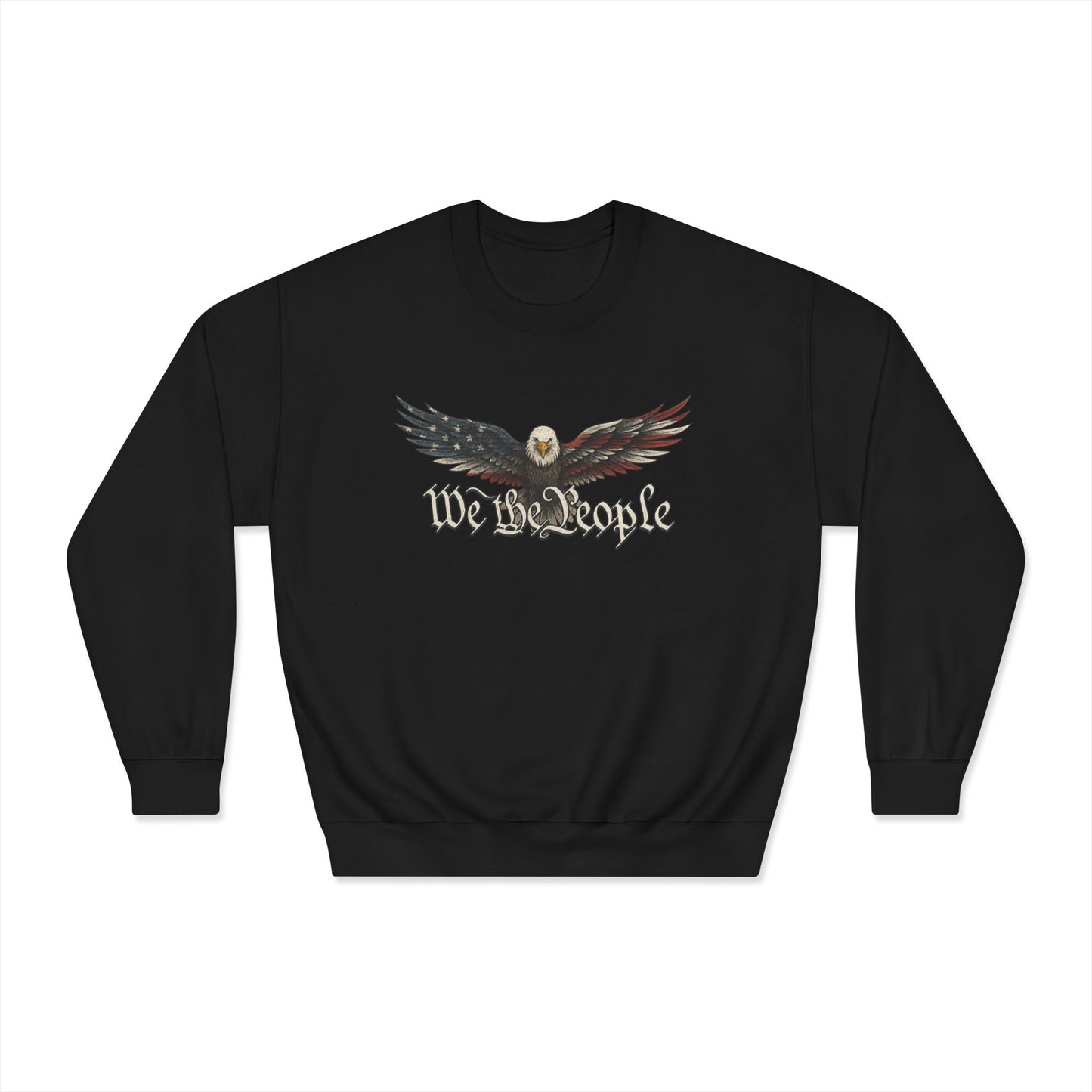 We the People Crewneck Sweatshirt (front design) – American Pride Pullover
