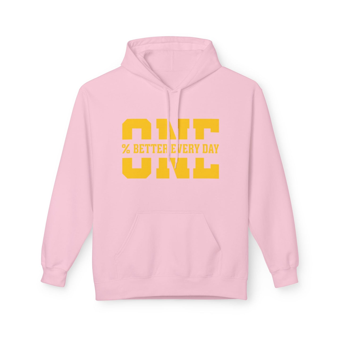 1% Better Every Day Hoodie (front design) – Discipline Club Pullover