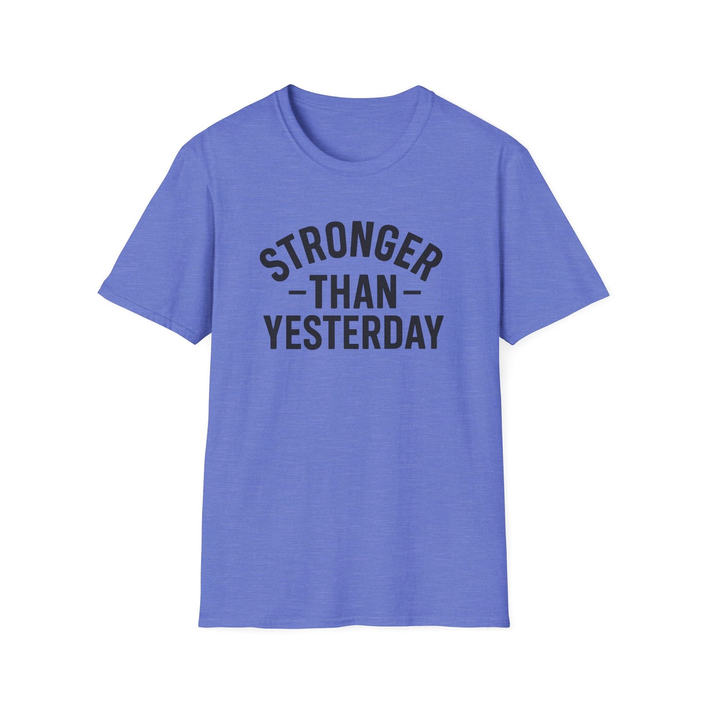 Stronger Than Yesterday Tee (front design) – Discipline Club Shirt