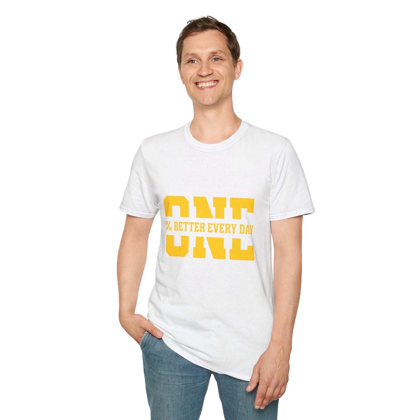 1% Better Every Day Tee (front design) – Discipline Club Shirt
