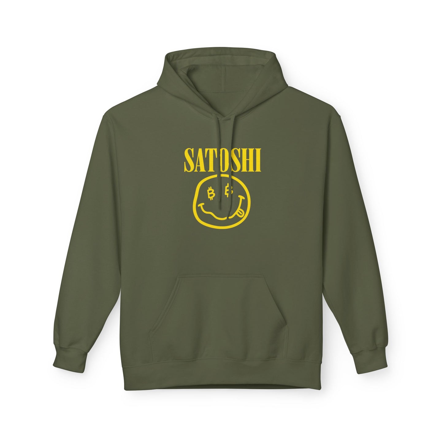 Satoshi Hoodie (front design) – Crypto Vault Pullover