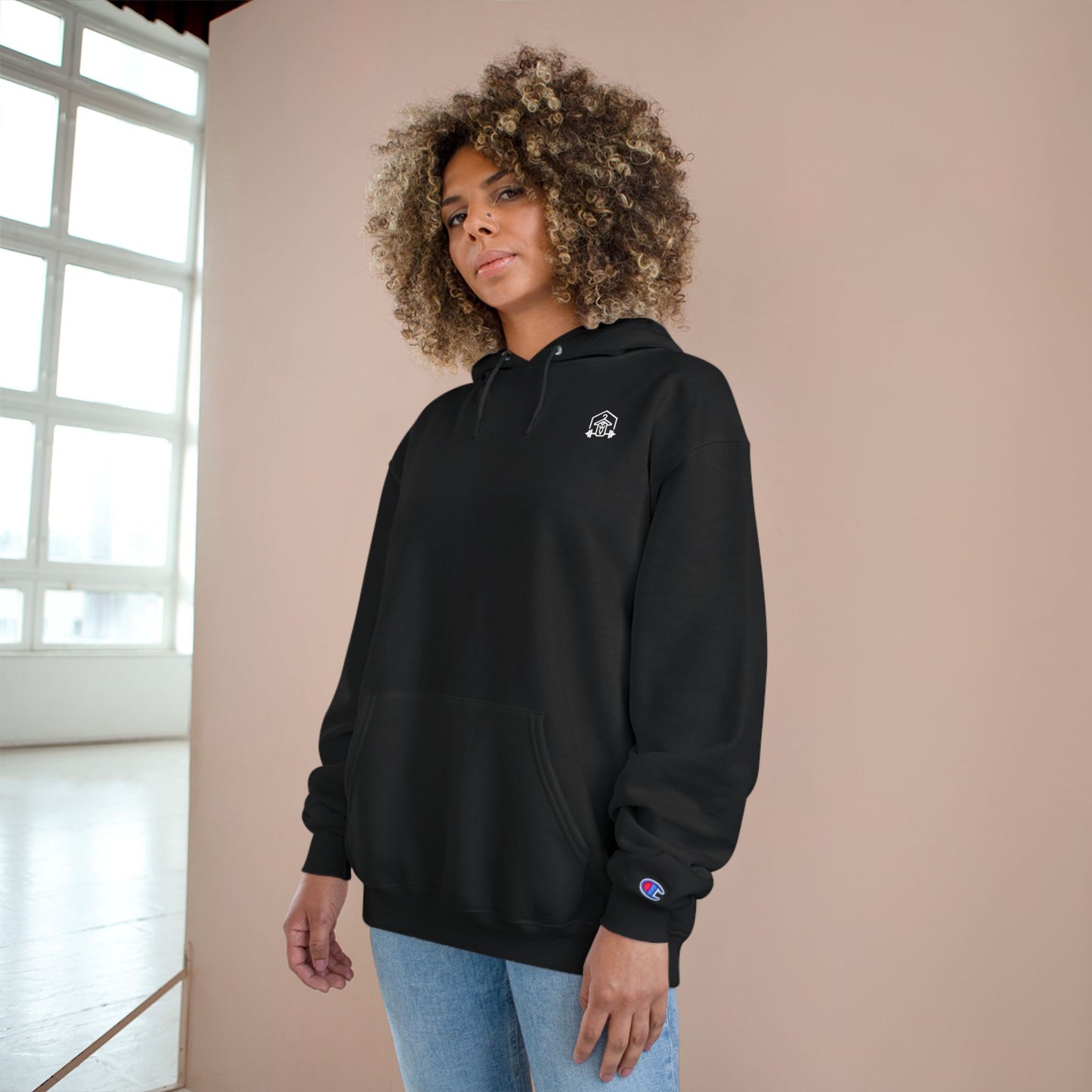 Discipline Club Signature Hoodie (front logo) – Premium Champion Fleece