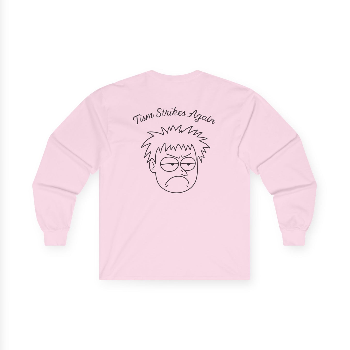 Tism Strikes Again Long Sleeve Tee (front logo + back design) - Meme Apparel
