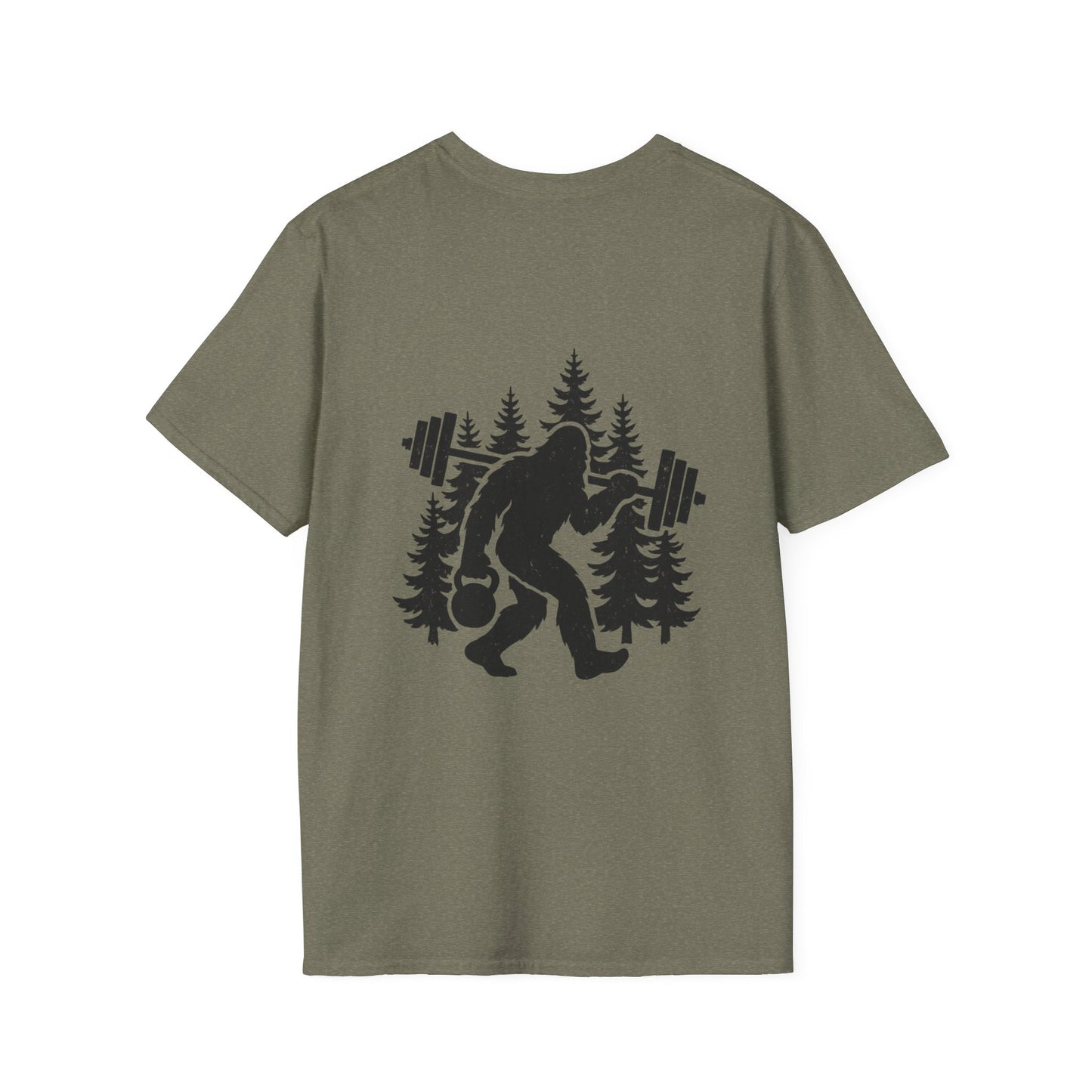 Bigfoot Gains Tee (front logo + back design) – Discipline Club Shirt
