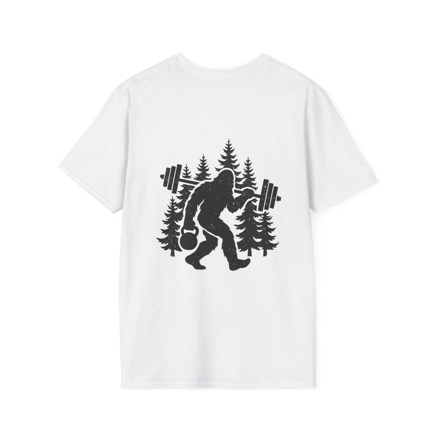 Bigfoot Gains Tee (front logo + back design) – Discipline Club Shirt