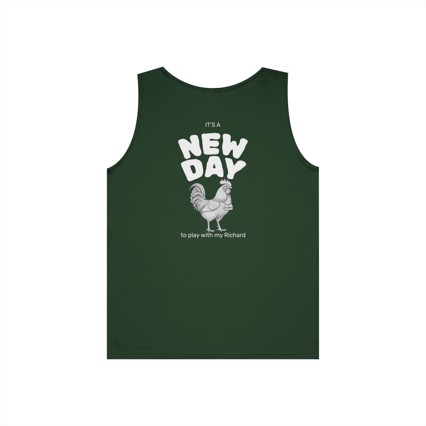 Richard Tank Top (front logo + back design) - Meme Apparel