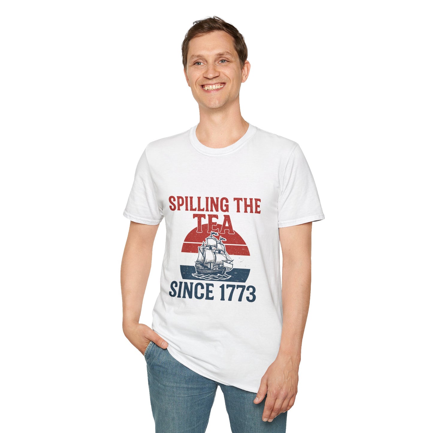 Spillin’ the Tea Since 1773 Tee (front design) – American Pride Shirt