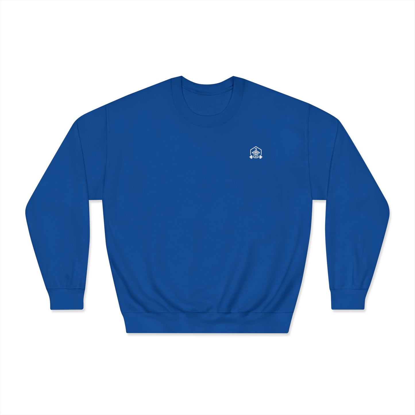 Wearhouse Vibes Discipline Club DryBlend Crewneck Sweatshirt (front logo) – Gym Apparel