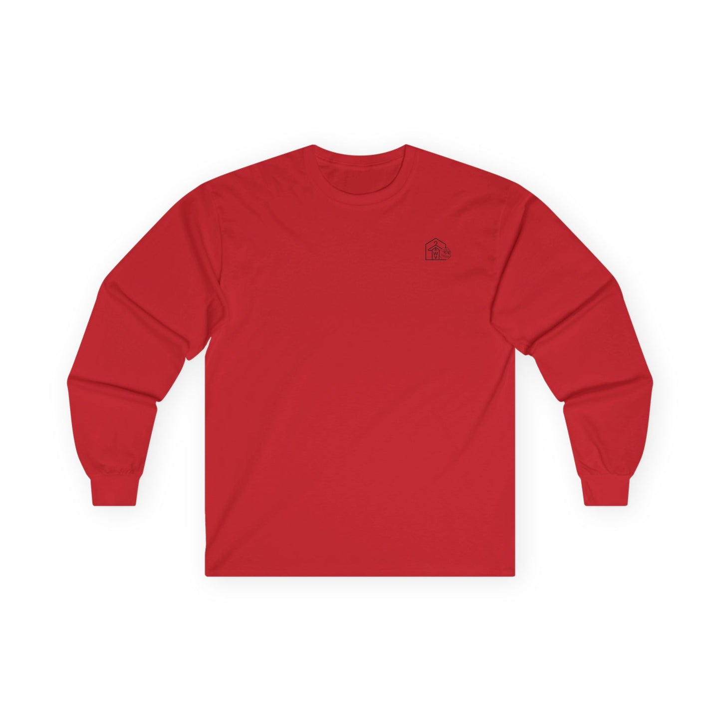 Wearhouse Vibes Meme Culture Long Sleeve Tee (front logo) - Meme Apparel