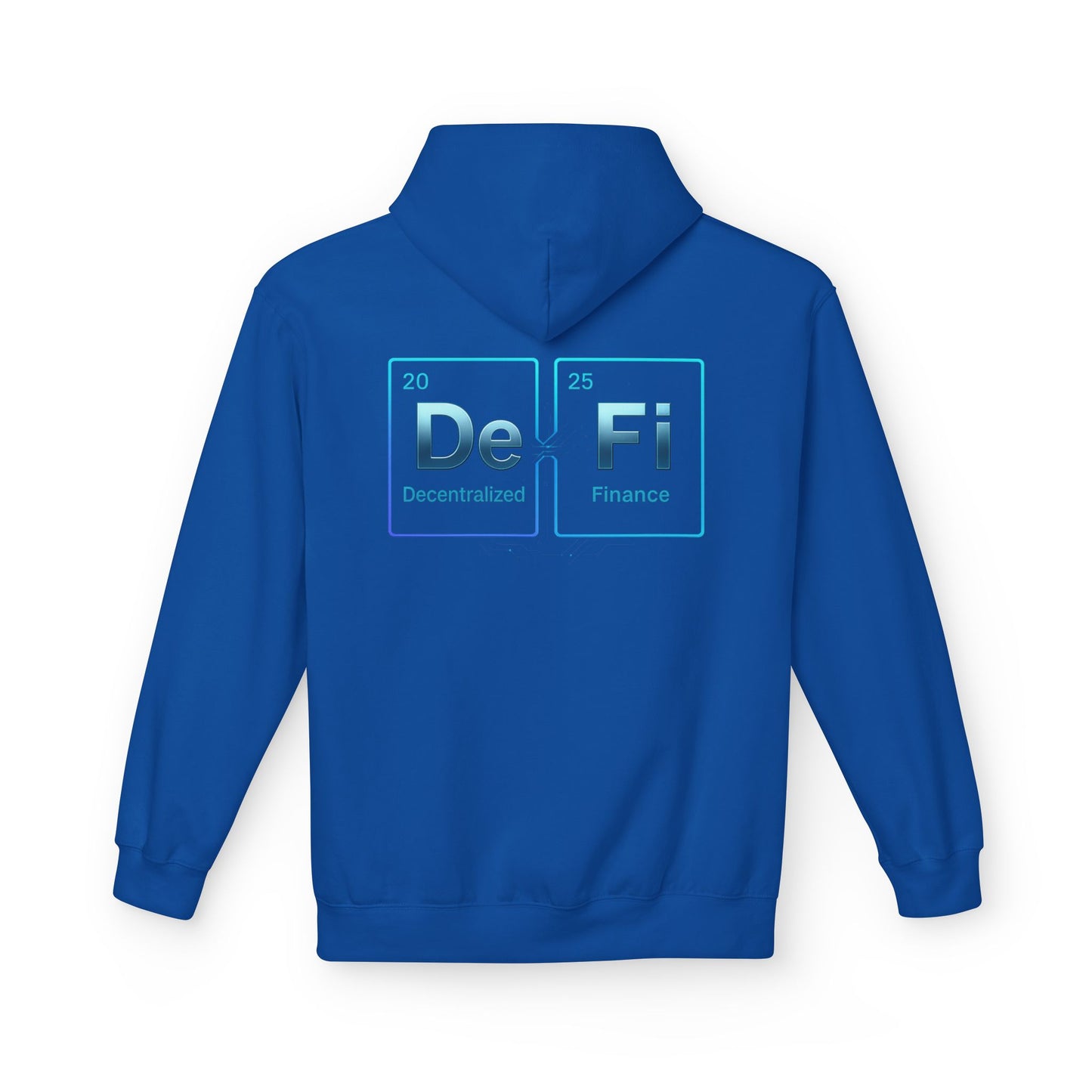 Decentralized Finance Hoodie (front logo + back design) – Crypto Vault Pullover
