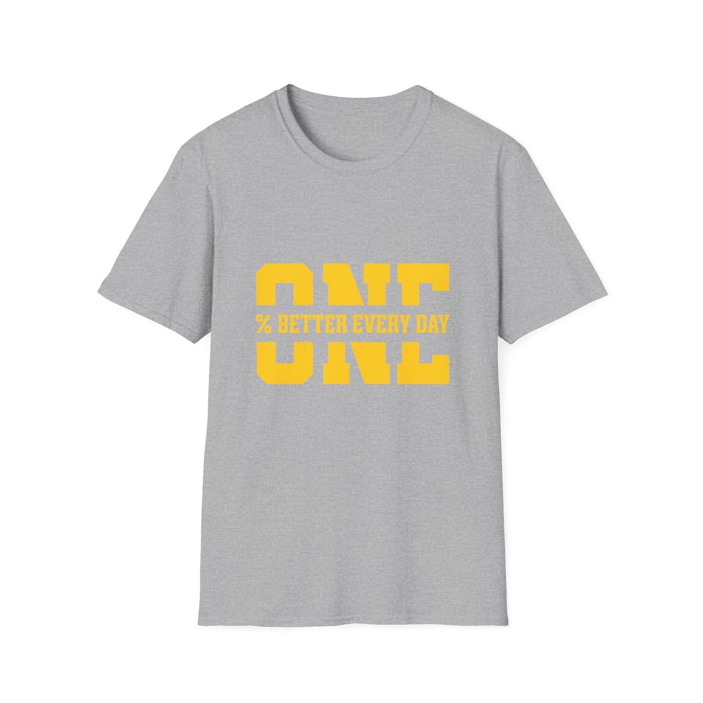 1% Better Every Day Tee (front design) – Discipline Club Shirt