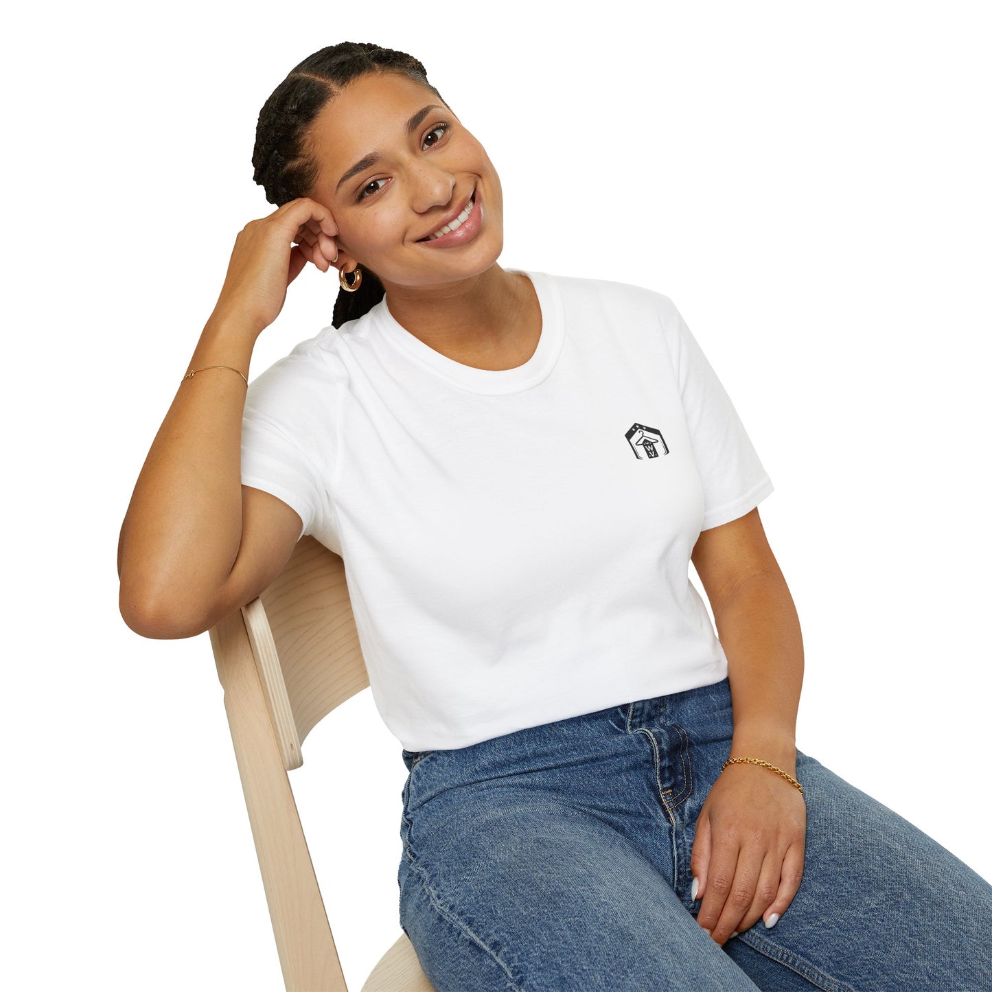 Wearhouse Vibes American Pride Logo Tee (front logo) – Classic T-Shirt