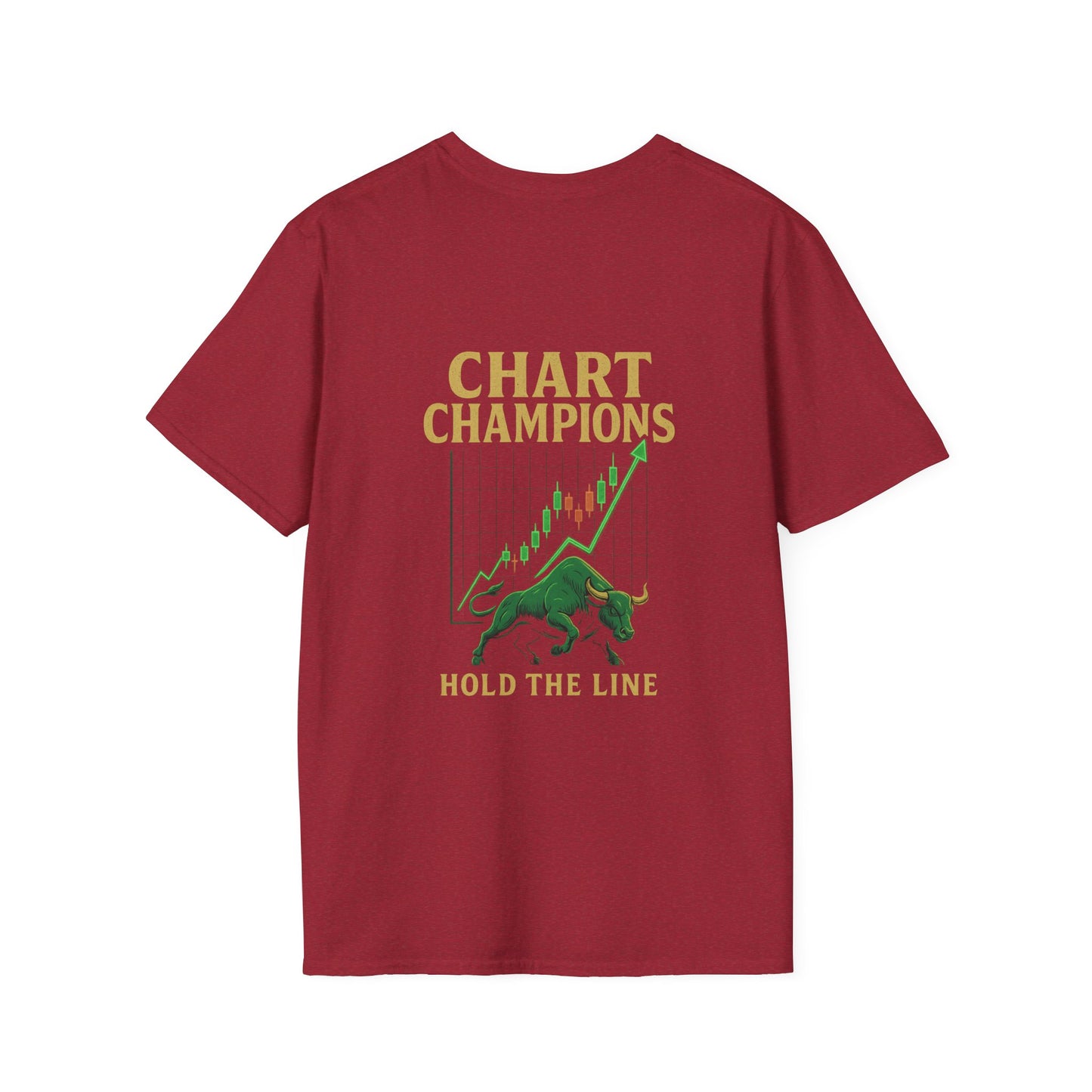 Chart Champions T-Shirt (front logo + back design) – Investor Apparel