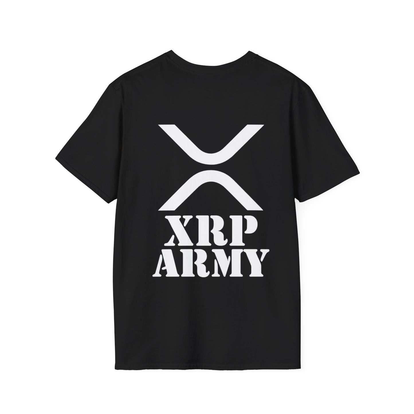 XRP Army Tee (front logo + back design) – Crypto Vault Shirt