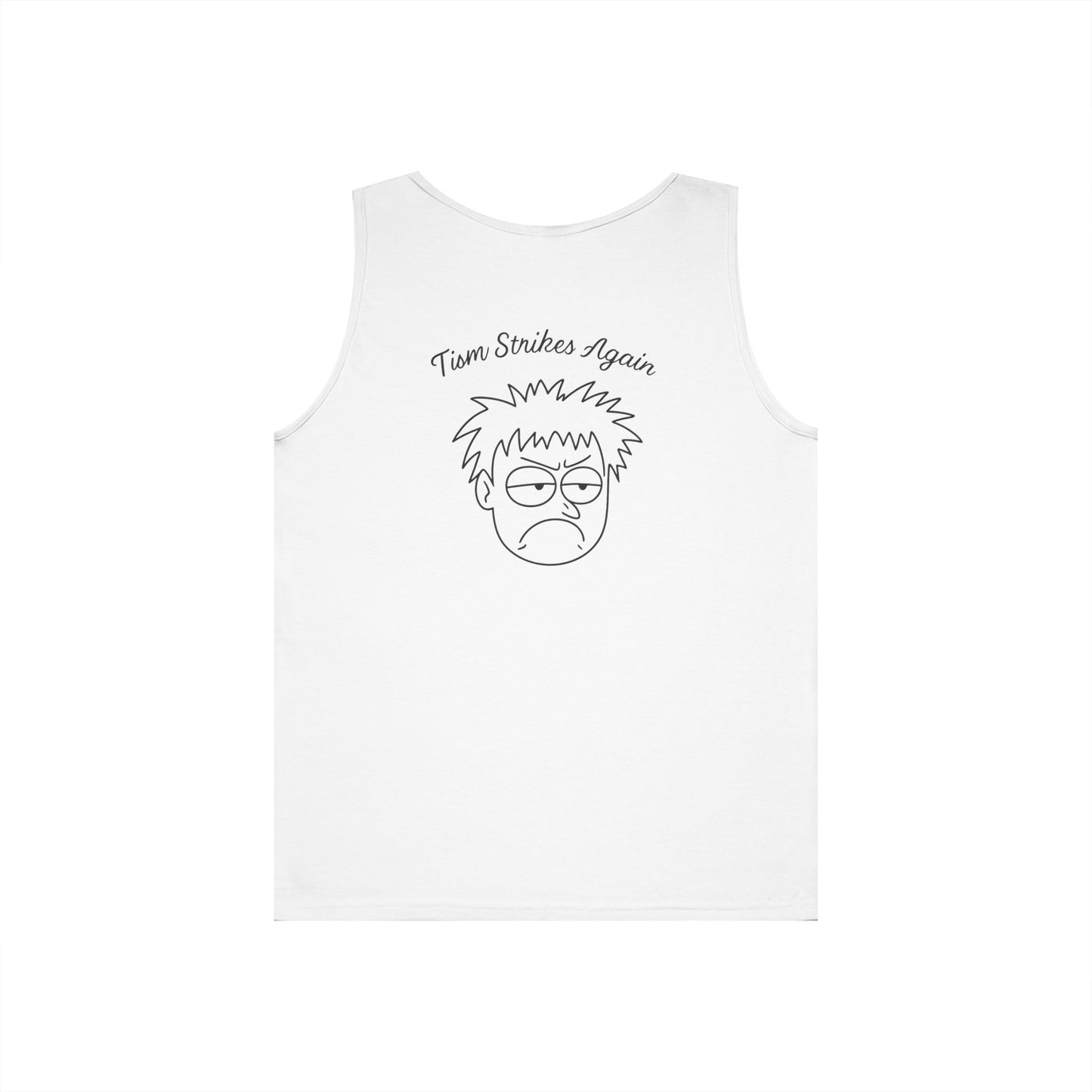 Tism Strikes Again Tank Top (front logo + back design) - Meme Apparel