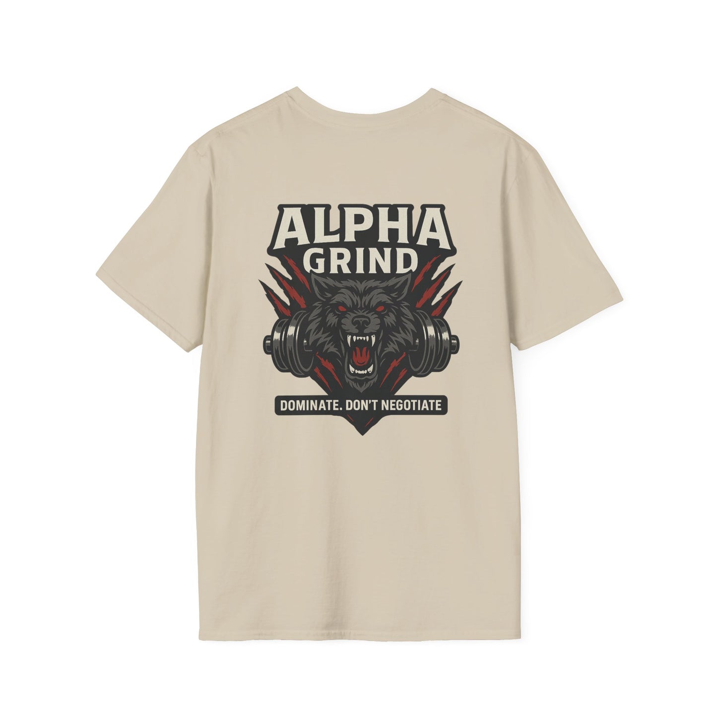 Dominate T-Shirt (front logo + back design) – Gym Apparel