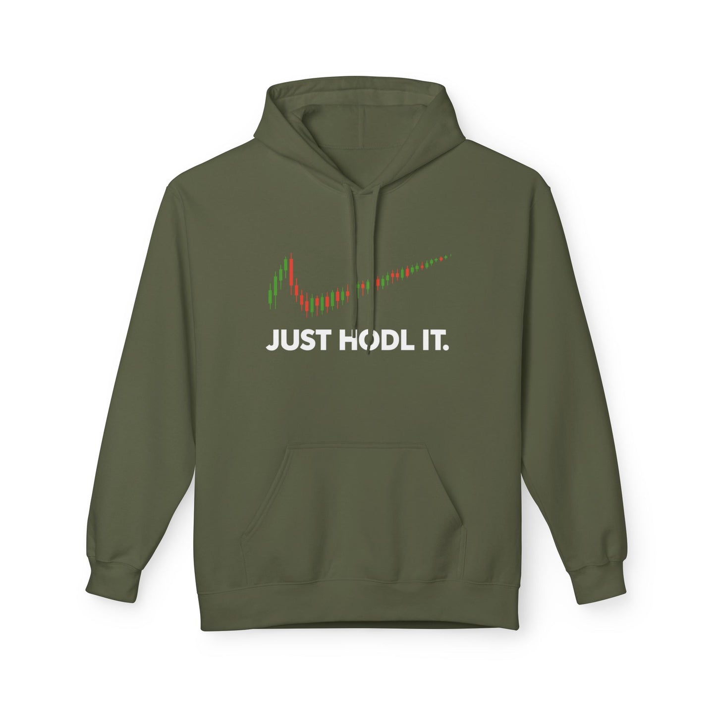 Just HODL It Hoodie (front design) – Crypto Vault Pullover