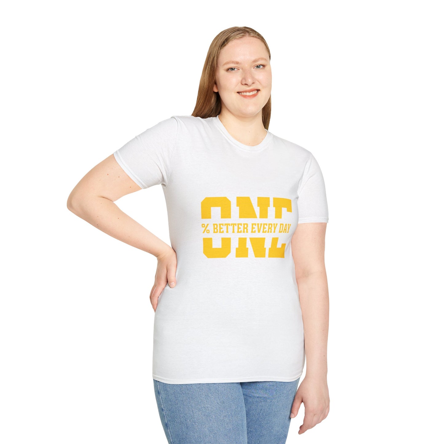 1% Better Every Day Tee (front design) – Discipline Club Shirt