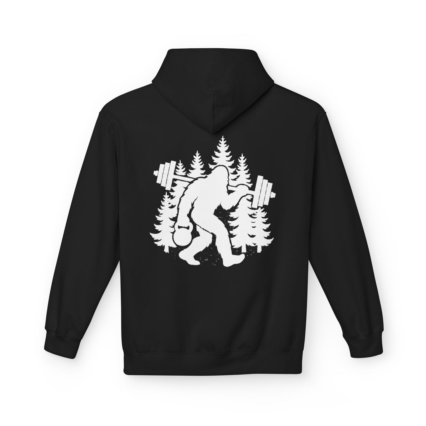 Bigfoot Gains Hoodie (front logo + back design) – Discipline Club Pullover