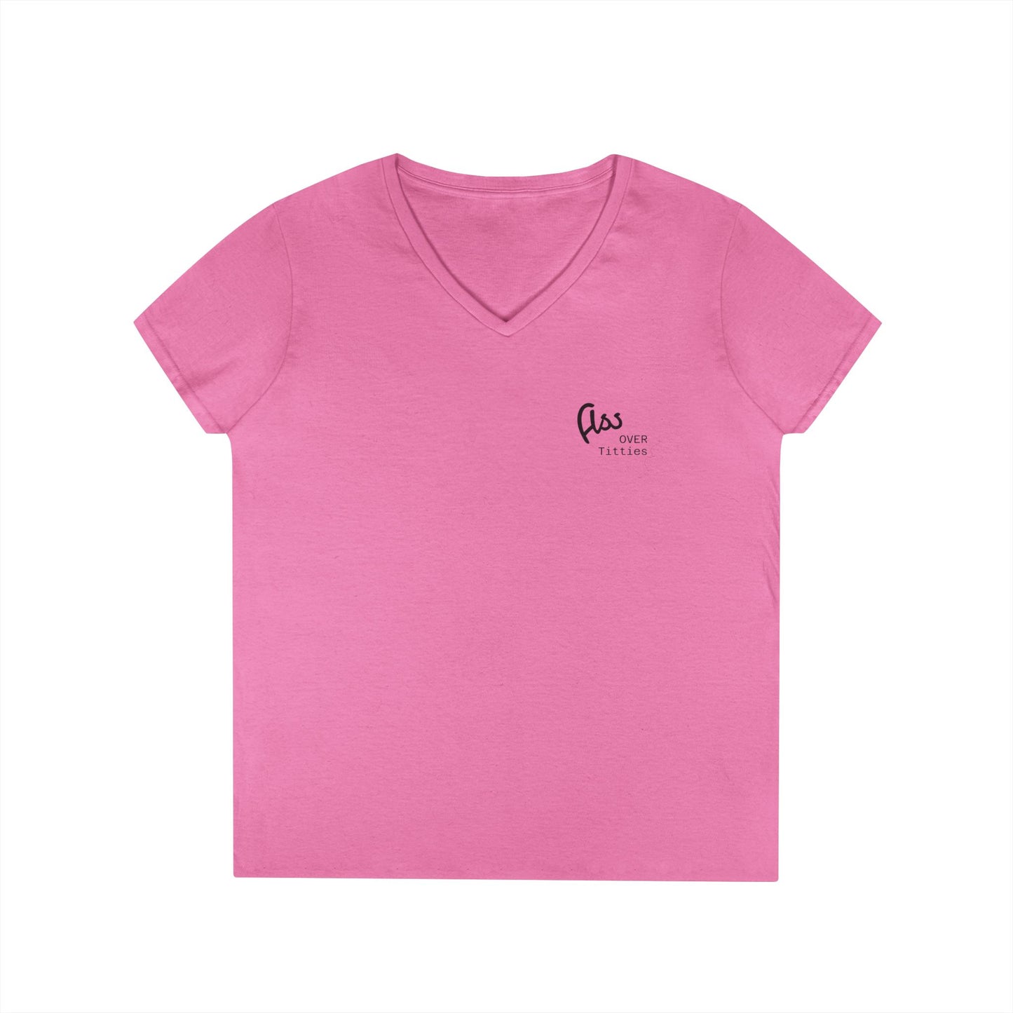 Ass Over Titties V-Neck Tee (front design) – Meme Apparel