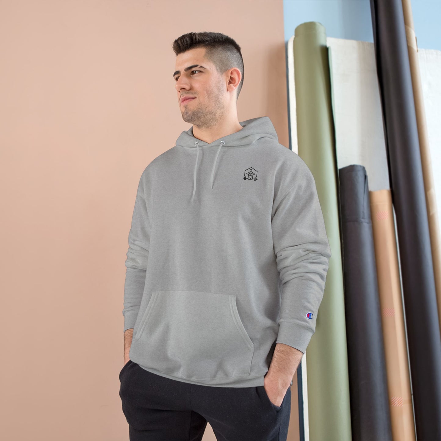 Discipline Club Signature Hoodie (front logo) – Premium Champion Fleece
