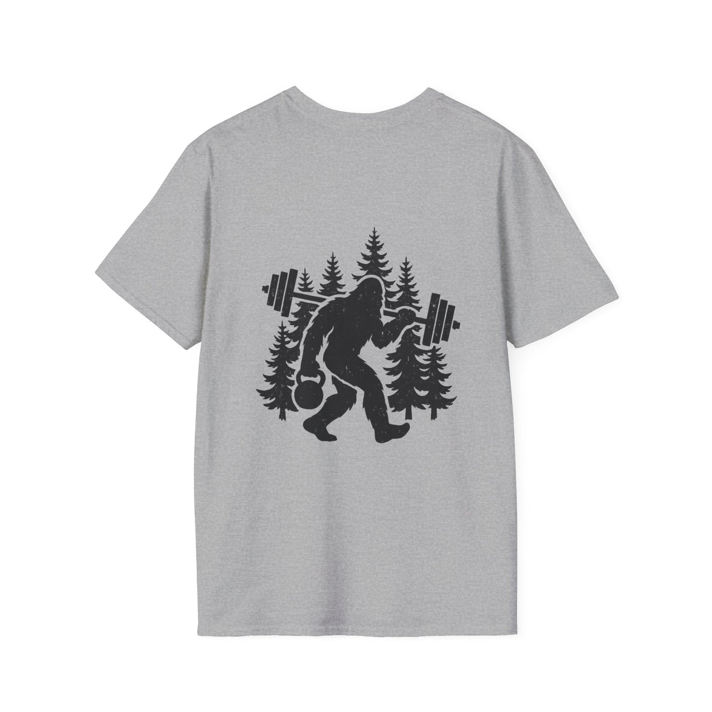 Bigfoot Gains Tee (front logo + back design) – Discipline Club Shirt