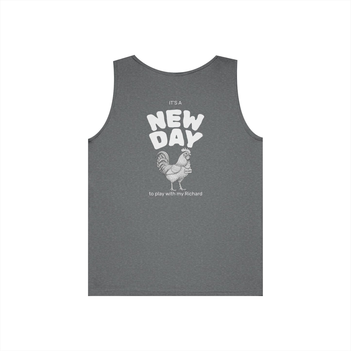 Richard Tank Top (front logo + back design) - Meme Apparel
