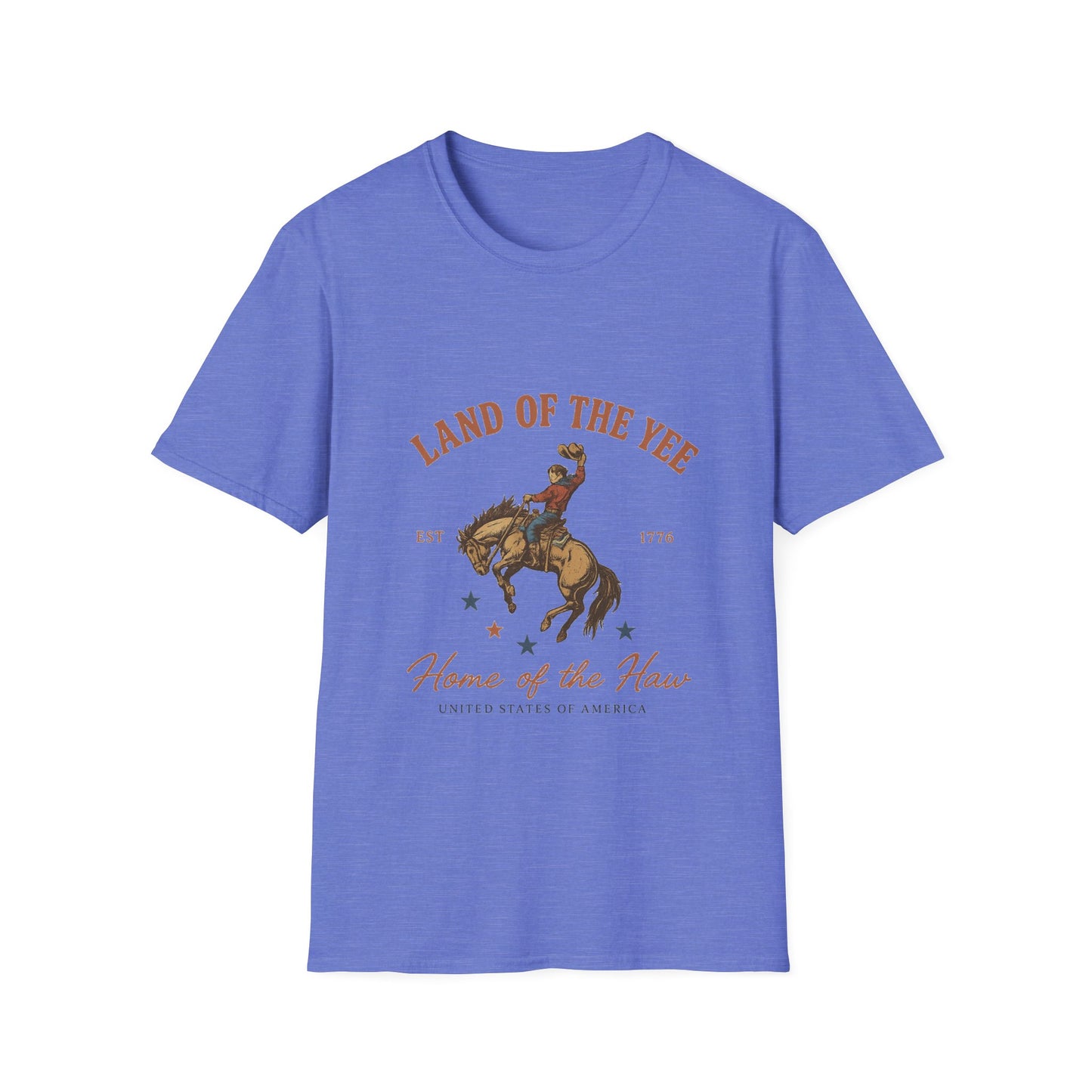 Land of the Yee, Home of the Haw Tee (front design) – American Pride Country Streetwear