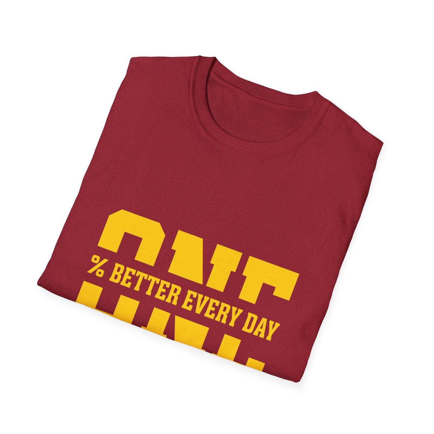 1% Better Every Day Tee (front design) – Discipline Club Shirt