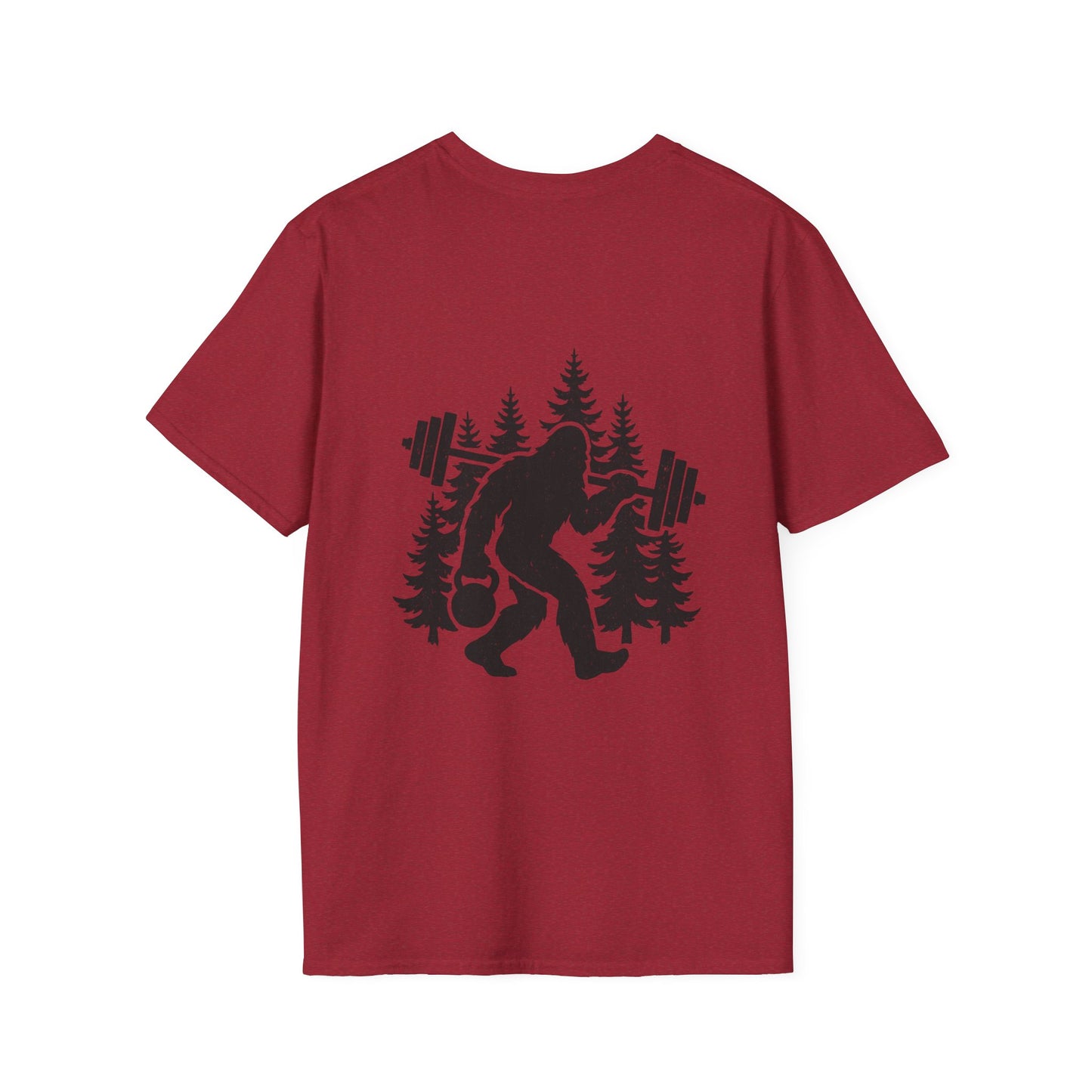 Bigfoot Gains Tee (front logo + back design) – Discipline Club Shirt