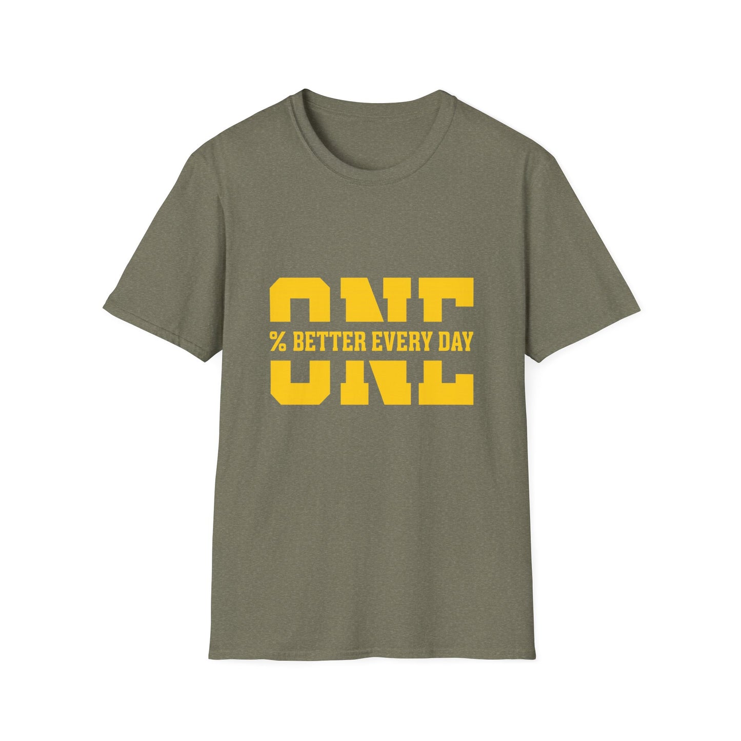 1% Better Every Day Tee (front design) – Discipline Club Shirt