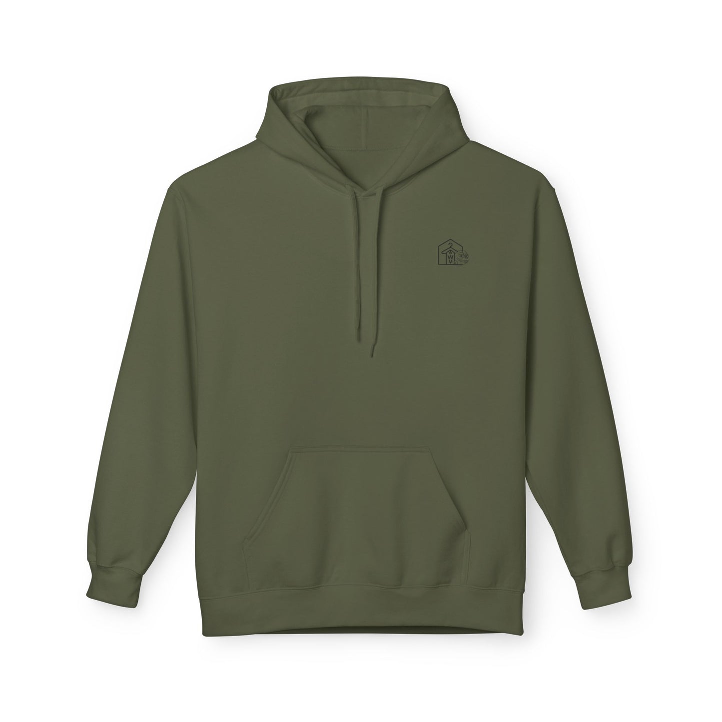 Tism Strikes Again Midweight Softstyle Fleece Hoodie (front logo + back design) - Meme Apparel