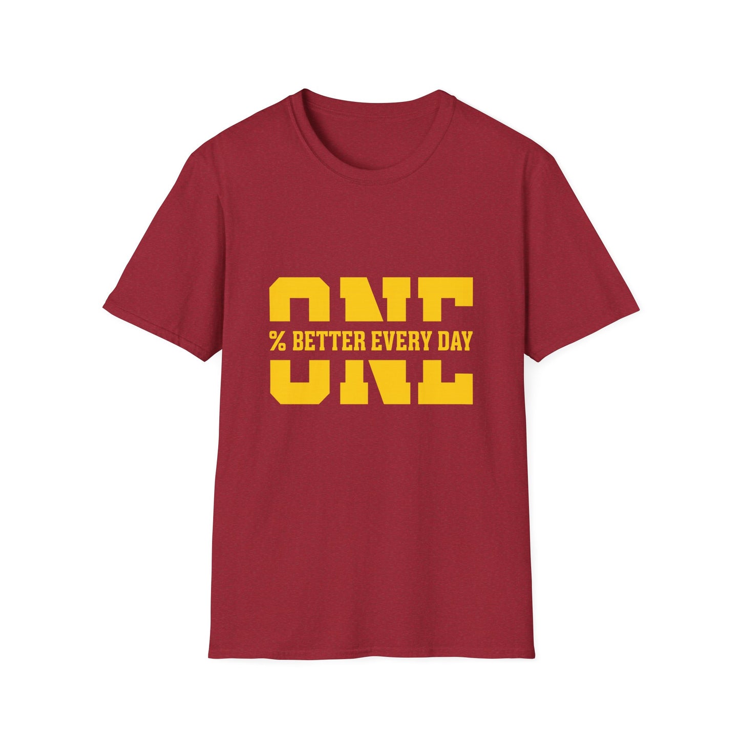 1% Better Every Day Tee (front design) – Discipline Club Shirt