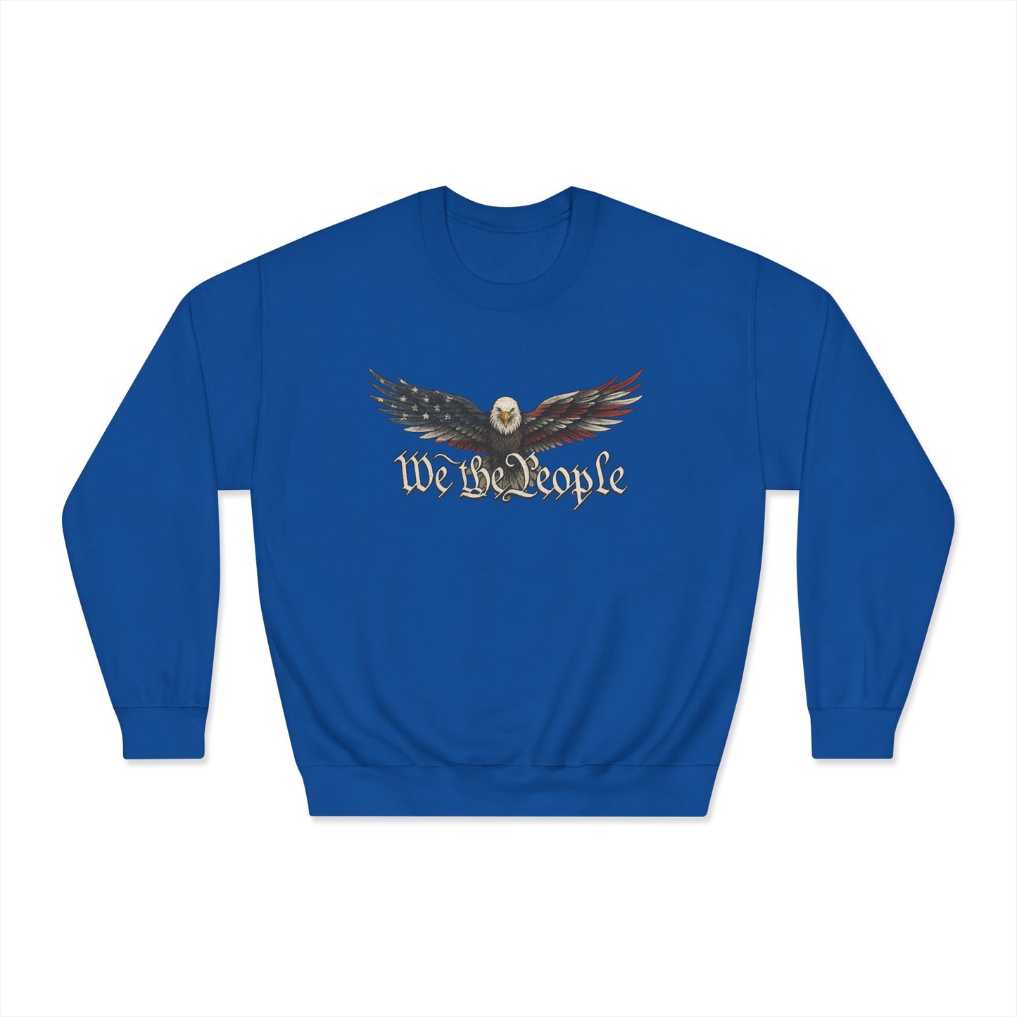 We the People Crewneck Sweatshirt (front design) – American Pride Pullover