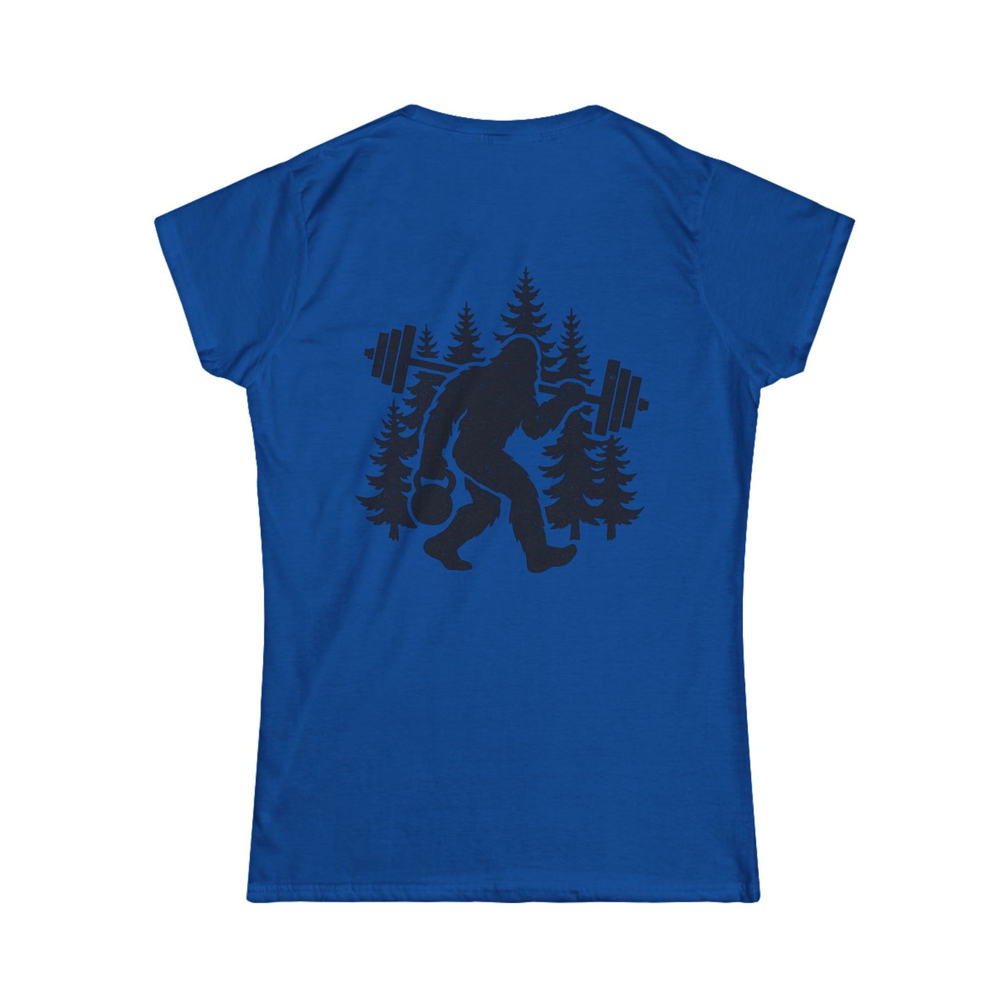 Bigfoot Gains Tee (front logo + back design) – Discipline Club Women’s Shirt
