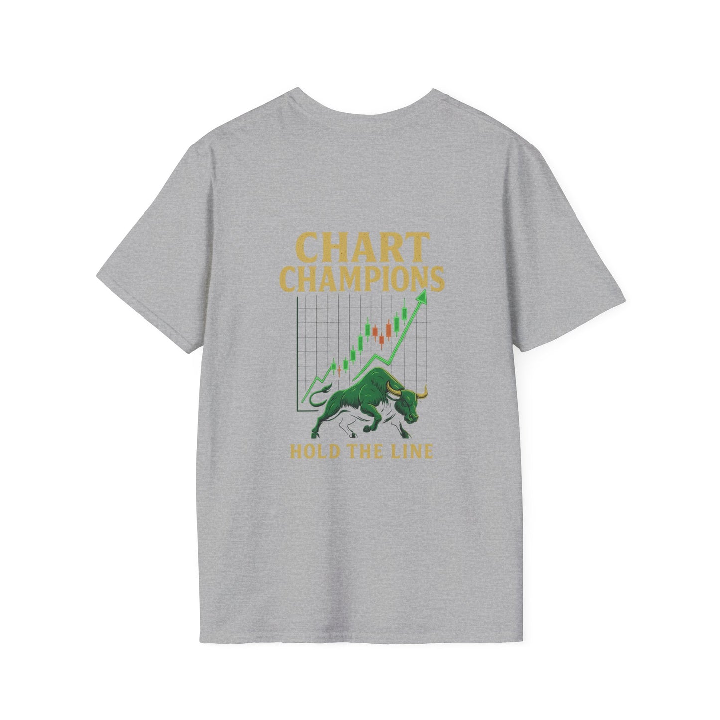 Chart Champions T-Shirt (front logo + back design) – Investor Apparel