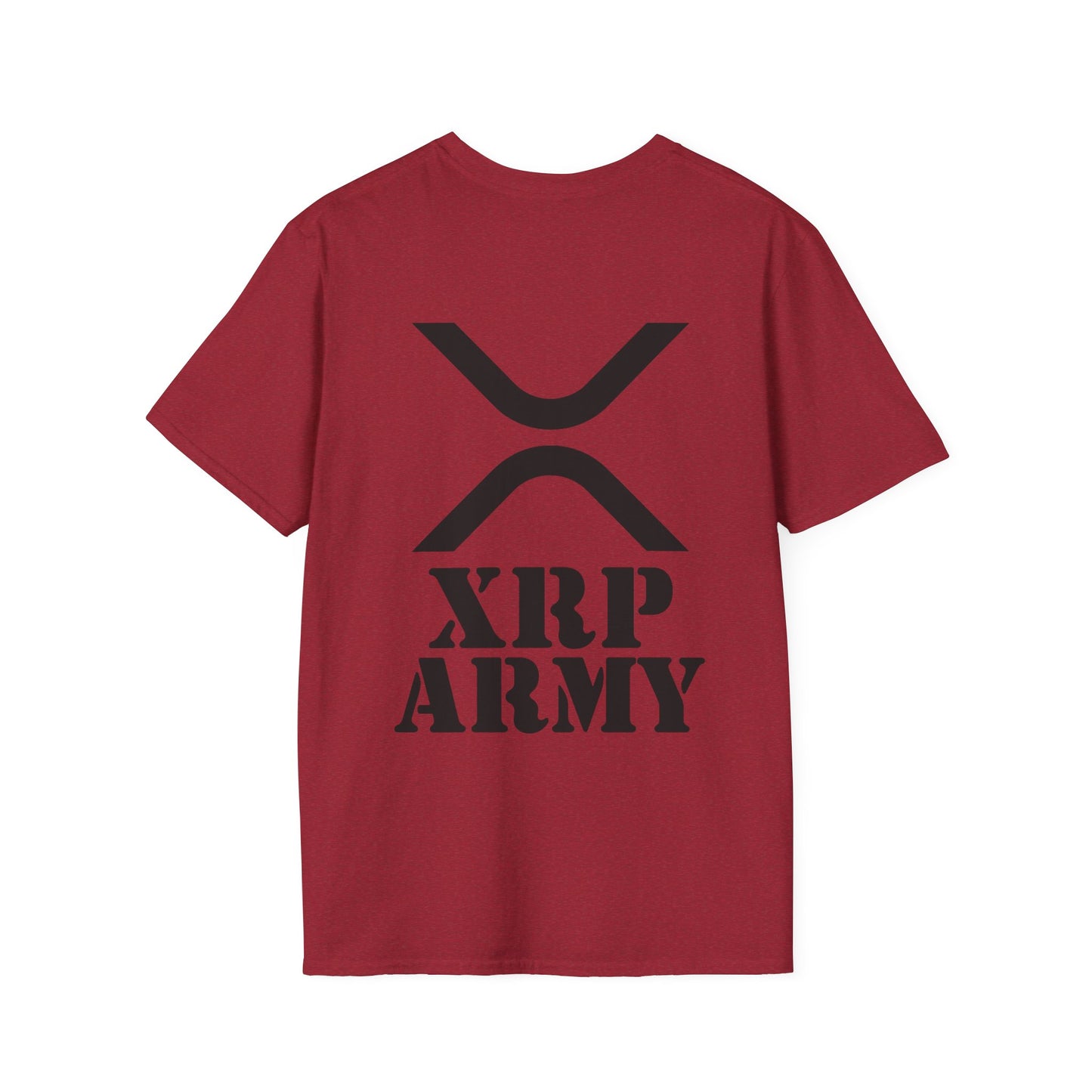 XRP Army Tee (front logo + back design) – Crypto Vault Shirt