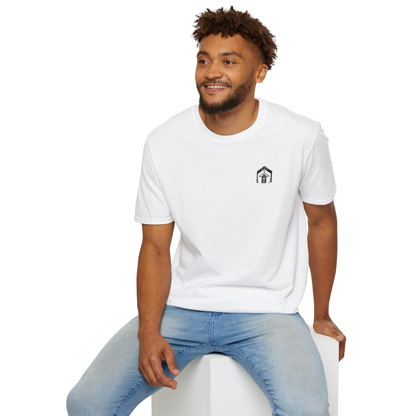 Wearhouse Vibes American Pride Logo Tee (front logo) – Classic T-Shirt